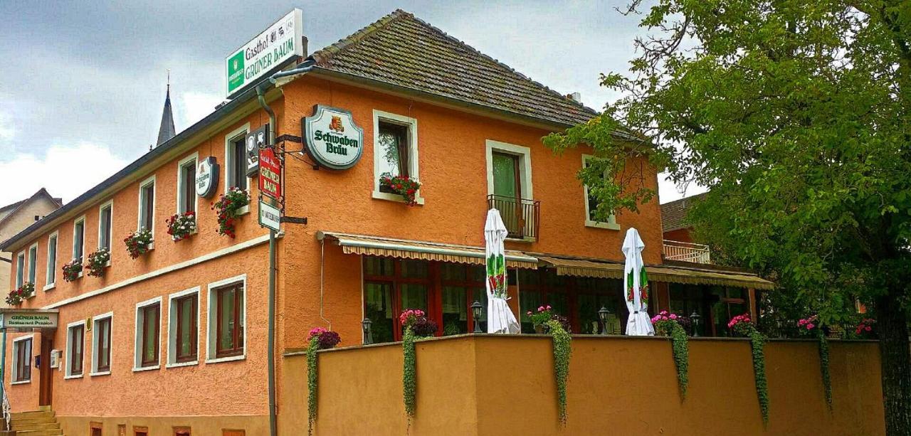Gruener Baum Hotel Neckargerach Eksteriør billede